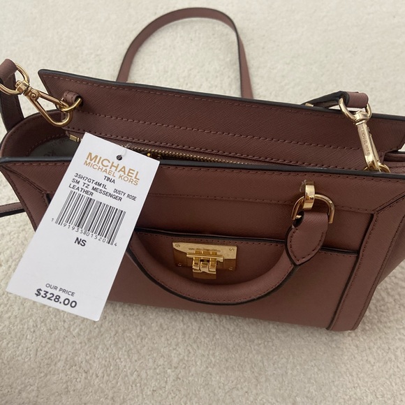 Michael Kors messenger bag Dusty Rose NWT - Picture 2 of 8